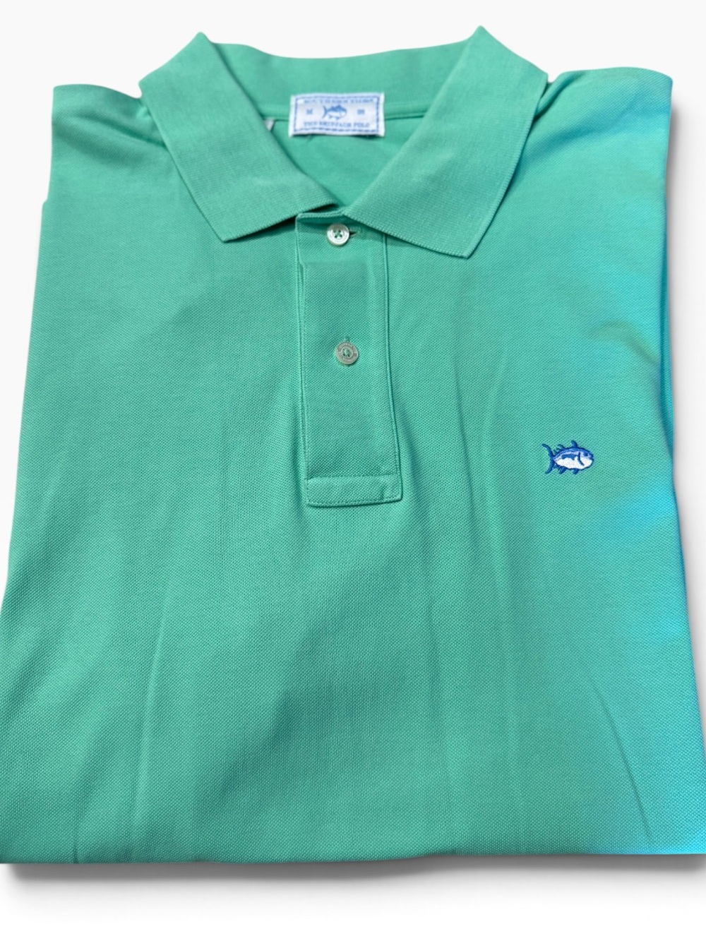 Southern Tide Men’s Medium Short Sleeve Skipjack Polo in Green
